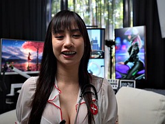 Leie, Asiatisch, Grosser schwanz, Grosse titten, Japanische massage, Titten