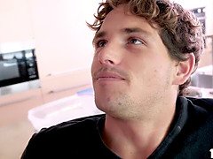 Chanel Preston motivates her stepson by taking his huge cock into her milfy mouth