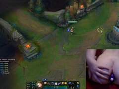 Vibrating Buttplug Fail And Feeding League Of Legends #10 Luna