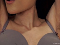 흑갈색 머리, 머리카락이 많은, 랑제리, 수음