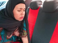 Indian Stepmom in Hijab Gets Hardcore Car Fuck with Kelly Mom