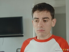 Amerykański, Blondynka, Obciąganie, Głebokie gardło, Kuchnia, Nastolatki