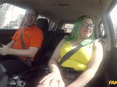 Mamada, Coche, Corridas, Estilo perrito, Corridas faciales, Al aire libre, Pov