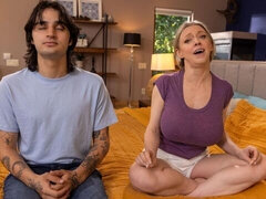 アナル, デカ尻, デカチン, デカパイ, ブロンド, バック, 淫乱熟女, 剃毛