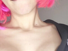 Observe My Passionate Self-pleasure with a Kitty Mask and Big Tits