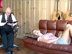 on the psychiatrist couch