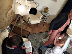 Blondine, Blasen, Braut, Tschechisch, Europäisch, Hardcore, Absätze, Lingerie