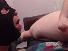 Enthousiasteling, Amerikaans, Biseksueel, Pijpbeurt, Sperma in mond, Dominante vrouw, Vernedering, Trein