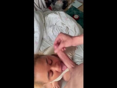 Hot Blowjob Finishes with Huge Cumshot on Face