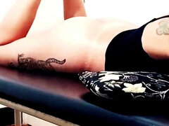 Waxing Client Gets Horny and Has Sex with the Waxer.