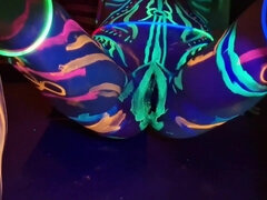 Grustina Nectaria - Fucked the wild slim girl in the UV- light - Amateur