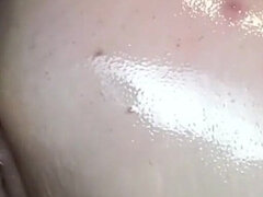 Thick Slut Makes a Big Squirt While Plays with a Sex Machine