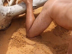 Enthousiasteling, Strand, Buiten, Alleen