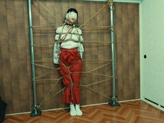 아마추어, 아시안, 지배, 오르가슴, 묶여