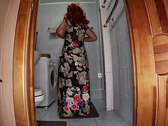 素人, アナル, お婆さん, ハードコア, 熟年, 淫乱熟女, パンティ, シャワー