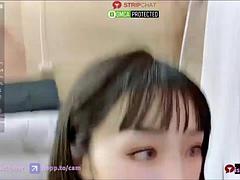 Amatör, Asiatisk, Baben, Kinesisk, Dildo, Dubbelpenetrering, Solo, Vibrator