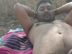 Desi teacher Kavita Zawazawi in saree gets down and dirty with a student outdoors