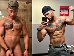 Enthousiasteling, Grote lul, Compilatie, Homo, Masturbatie, Spier, Webcamera