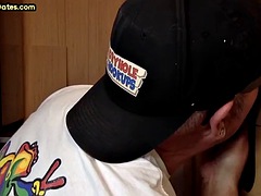 Gloryhole DILF loves to suck black cocks until he cums in her mouth