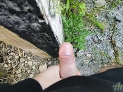 Need a Place to Cum! Part 9. New Place, Sperm and a Walk in Shorts Without Panties