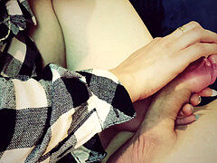 Velik kurac, Girlfriend, Lizanje, Orgazem