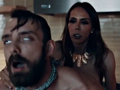 Lécher le cul, Nana, Grosse bite, Gros seins, Sucer une bite, Hard, Transsexuelle, Nénés