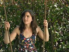 Baben, Brunett, Fetisch, Hårig, Utomhus, Solo