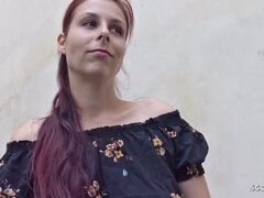 Amateur, Collège université, Allemand, Hard, Réalité, Rousse roux, Seins flasques, Adolescente