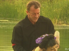 Morena, Fetiche por pé, Lingerie, Ao ar livre cartaz de rua outdoor