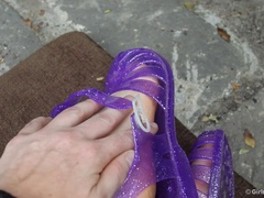 Rosie - Backyard Squirt POV