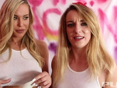 Anale, Tette grandi, Bionda, Vibratore, Doppia penetrazione, Grezzo, Tatuaggi