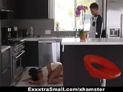 Exxxtrasmall - chick next door fucked by abnormal neighbor