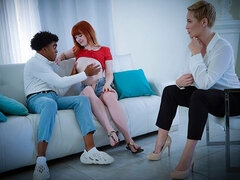 Duży kutas, Czarny, Prezerwatywa, Rodzina, Wielorasowy, Lizanie, Dojrzałe, Trójkąt