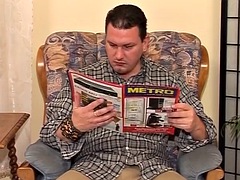Slutty German granny eats cum after hard fuck