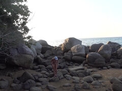 Strand, Ondó fröcskölés, Pénisz, Ujjazás, Kézimunka, Nyilvános, Durva, Nyelés