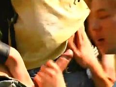 Anal, Verga grande, Mamada, Fetiche, Gay, Grupo, Sexo duro, Al aire libre