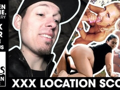 18, Bak kulissene, Blond, Kukk suging, Tysk, Utendørs, Synsvinkel, Realitet