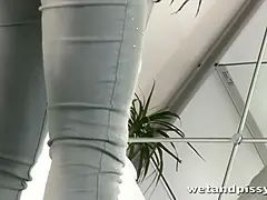 Brunetka, Dildo, Extrémna, Hd, Džínsy, Pička, Kozičky, Vlhká