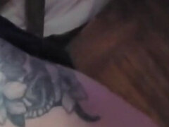My buttocks bounce in slow motion