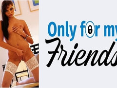 흑갈색 머리, 체코인, 여자, 수음, 보지, 혼자