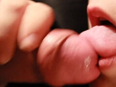 Amatorka, Obciąganie, Para, Wytrysk do ust, Kutas, Dziewczyna, Hd, Punkt widzenia