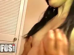 Pik sutte, Hårdt, Monster, Fest, Ridning, Gummi, Bryster, Våd