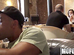 Mamada, Europeo, Público, Chupando, Adolescente