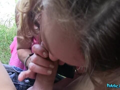 Amateur, Tchèque, Européenne, Faciale, De plein air, Pov, Réalité, Nénés