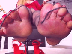 Blonde, Fétiche des pieds, Mère que j'aimerais baiser, Collant, Solo