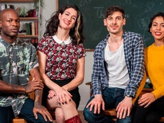 デカ尻, デカチン, デカパイ, 茶髪の, 女 人男 人, 下着, 小柄, ティーン