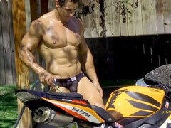 Sperma shot, Homo, Masturbatie