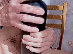 Amateur, Grosse bite, Tir de sperme, Poupée, Masturbation, Solo