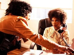 Ébano, Penetracion con dedos, Lesbiana, Lamidas, Coño, Flaco, Tetas