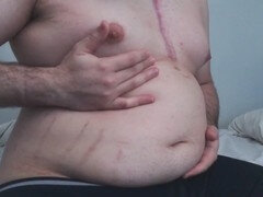 Hand-job, gay chub, me cumming